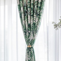 Moderni Mittatilaustyönä Tehty Verho Verhokasvit Painatus Etusivu