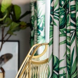 Moderni Mittatilaustyönä Tehty Verho Verhokasvit Painatus Etusivu