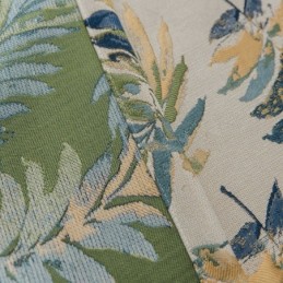 Thicken Max -Pimennysverho, Mittatilaustyönä Valmistettu, Vihreän Banaaninlehden Jacquard-Kuvioinen Huonetta Tummentava Verho