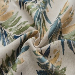 Thicken Max -Pimennysverho, Mittatilaustyönä Valmistettu, Vihreän Banaaninlehden Jacquard-Kuvioinen Huonetta Tummentava Verho