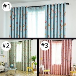 Pimennysverho Mittatilaustyönä Lastenhuoneeseen Piirrettyyn Verhoon