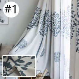 Kangas, Pohjoismainen Tyyli, Iso Puu -Ikkunaverho, Mittatilaustyönä Valmistettu Verho