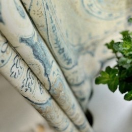 Mittatilaustyönä Tehty Amerikkalainen Vintage-Verho, Upea Toteemipainatus Olohuoneeseen