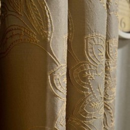 Retro Puolipimennysverho Mittatilaustyönä Tehty Verho Precision Jacquard Olohuoneeseen