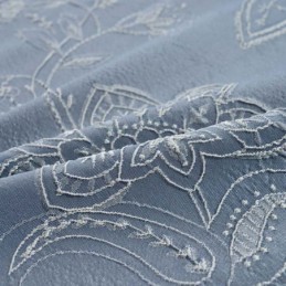 Retro Puolipimennysverho Mittatilaustyönä Tehty Verho Precision Jacquard Olohuoneeseen