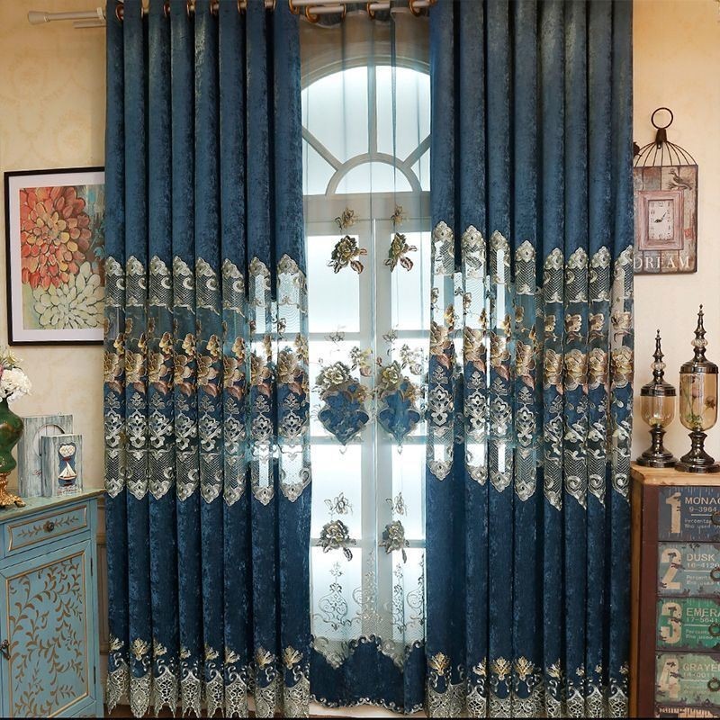 Chenille-Verho, Mittatilaustyönä Tehty Verho, Ontto Kirjontakukka