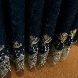 Chenille-Verho, Mittatilaustyönä Tehty Verho, Ontto Kirjontakukka