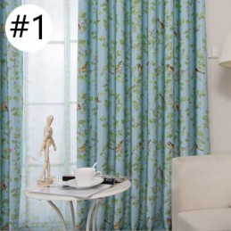 Amerikkalainen Pastroali-Pimennysverhot, Lintukuvioinen Verho, Mittatilaustyönä Tehty Verho Olohuoneeseen Ja Makuuhuoneeseen