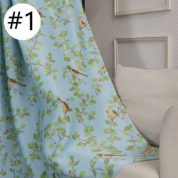 Amerikkalainen Pastroali-Pimennysverhot, Lintukuvioinen Verho, Mittatilaustyönä Tehty Verho Olohuoneeseen Ja Makuuhuoneeseen