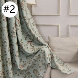 Amerikkalainen Pastroali-Pimennysverhot, Lintukuvioinen Verho, Mittatilaustyönä Tehty Verho Olohuoneeseen Ja Makuuhuoneeseen