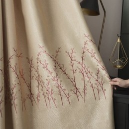 Kasvikuvioinen Verho Mittatilaustyönä, Lämpöeristetty, Energiatehokas