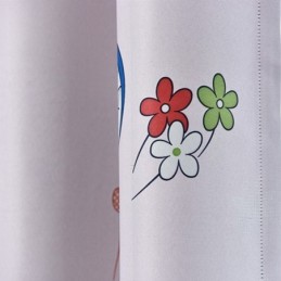 Doraemon-Kuvioitu Pimennysverho, Mittatilaustyönä Tehty, Lastenhuoneen Verho, Ikkunaverhot