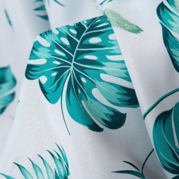 Modernit Trooppiset Painetut Verhot, Vihreät Lehdet, Ikkunaverho Olohuoneeseen