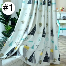 Mittatilaustyönä Tehty Verho Verho Metsä-Painatettu Ikkuna