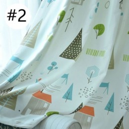 Mittatilaustyönä Tehty Verho Verho Metsä-Painatettu Ikkuna