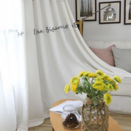 Moderni Mittatilaustyönä Tehty Painettu Verho, Pimentävä Kattokruunukuvio Olohuoneeseen