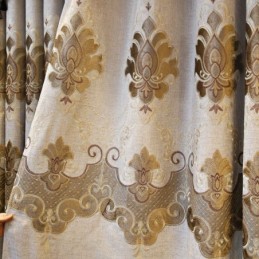 Mittatilaustyönä Tehty Verho Eurooppalaistyylinen Kirjonta