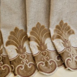 Mittatilaustyönä Tehty Verho Eurooppalaistyylinen Kirjonta