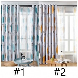 Pimennysverho Mittatilaustyönä Tehty Verho Nordic Leaf Printing Window