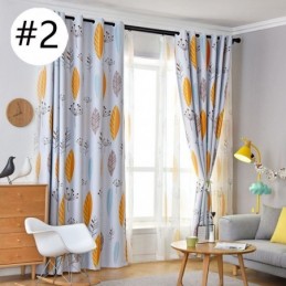 Pimennysverho Mittatilaustyönä Tehty Verho Nordic Leaf Printing Window