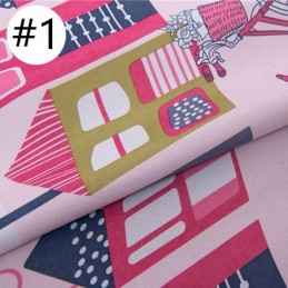 Sarjakuvatalon Pimennysverhot Lastenhuoneeseen, Mittatilaustyönä Tehty Verho