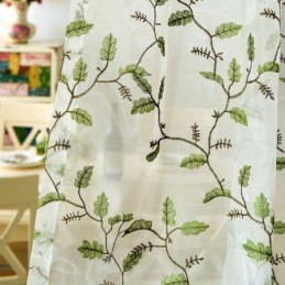 Amerikkalaisten Pastoraalisten Läpikuultavien Verhojen Edistynyt Räätälöintikirjontakuvio