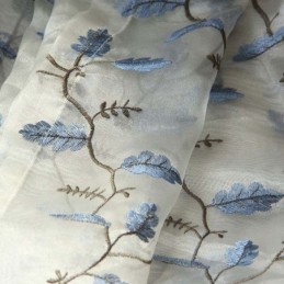 Amerikkalaisten Pastoraalisten Läpikuultavien Verhojen Edistynyt Räätälöintikirjontakuvio