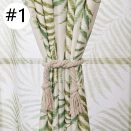 Trooppinen Kuviollinen Pimennysverho Mittatilaustyönä, Amerikkalaisista Lehdistä Tehty Tylliverho Makuuhuoneeseen, Paneeli