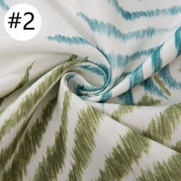 Trooppinen Kuviollinen Pimennysverho Mittatilaustyönä, Amerikkalaisista Lehdistä Tehty Tylliverho Makuuhuoneeseen, Paneeli