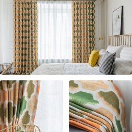 Moderni Mittatilaustyönä Tehty Verho, Hunajakennokuvioinen Koti