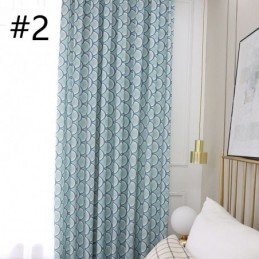 Moderni Mittatilaustyönä Tehty Verho Puuvillaverho Kalansuomukuviolla