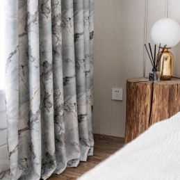 Moderni Mittatilaustyönä Tehty Verho Marmorikuviolla