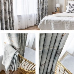 Moderni Mittatilaustyönä Tehty Verho Marmorikuviolla