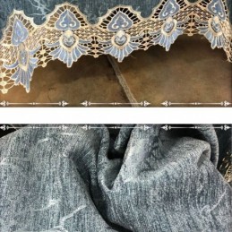 Moderni Mittatilaustyönä Tehty Verho Eurooppalaistyylinen Kirjonta