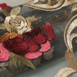 Ylellinen Läpikuultava Verho Mittatilaustyönä, Amerikkalainen Liukuvärikirjonta, Makuuhuoneen Ikkunakäsittely