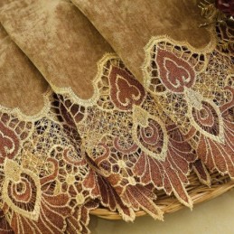 Moderni Mittatilaustyönä Tehty Verho Eurooppalaistyylinen Kirjonta