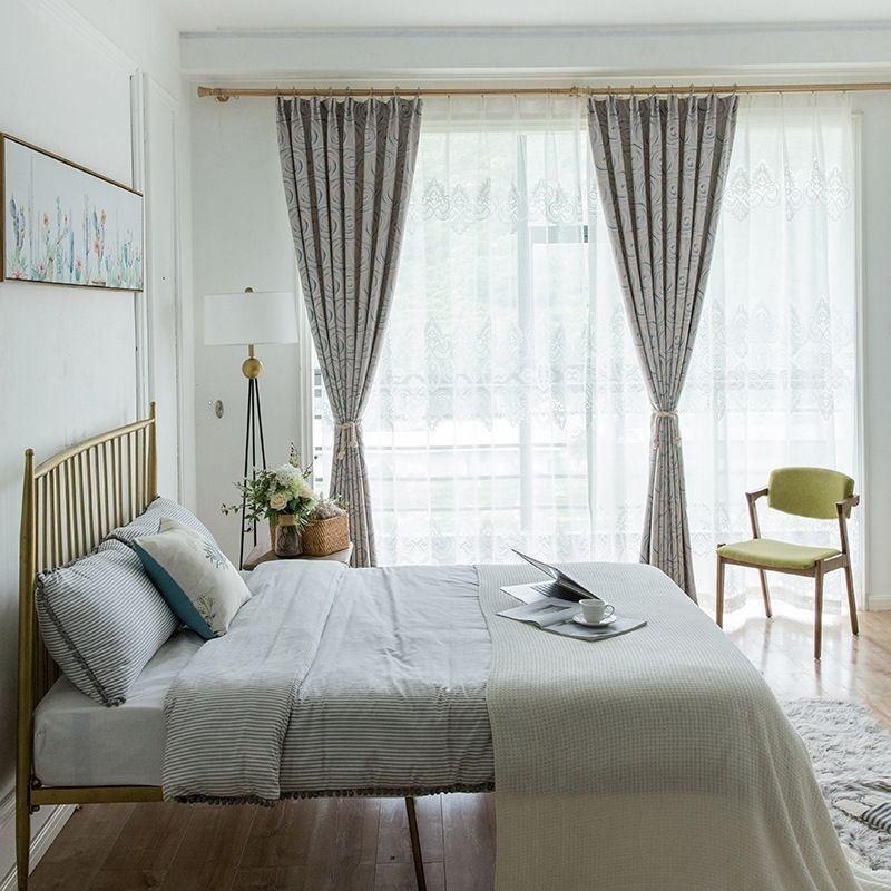 Moderni Mittatilaustyönä Tehty Verho Verhokuva Koti