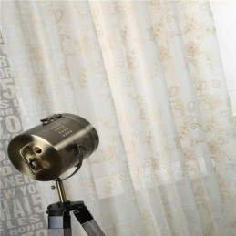 Yksinkertainen Läpikuultava Verho Mittatilaustyönä Tehty Verho Abstrakti Kukkakirjonta Ikkunakäsittely