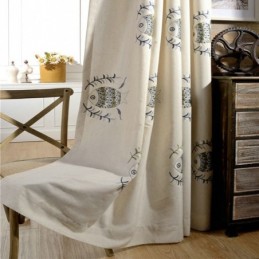 Brodeerattu Pimennysverho Mittatilaustyönä Lastenhuoneen Verho Minimalistinen Pimennysverho