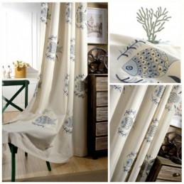 Brodeerattu Pimennysverho Mittatilaustyönä Lastenhuoneen Verho Minimalistinen Pimennysverho