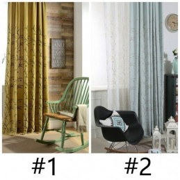 Pimennysverho Mittatilaustyönä Tehty Verho Puuvilla Pellava Kirjonta Vehnä