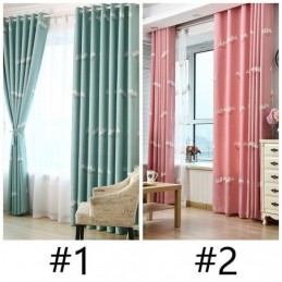 Mittatilaustyönä Tehty Pohjoismainen Verho, Minimalistinen Kukkakirjonta