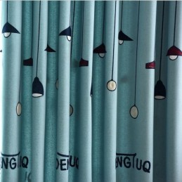 Moderni Mittatilaustyönä Tehty Verho, Polyesteriverho, Lamppukuvio