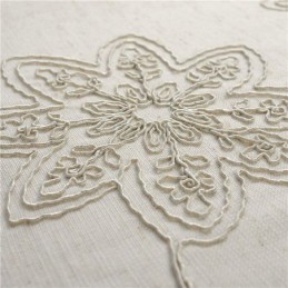 Japanilainen Yksinkertainen Verho Mittatilaustyönä Verhokirjonta Ympäristöä Suojaava Puuvillainen Pellavakangas