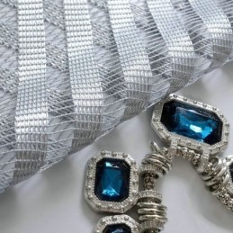 Moderni Yksinkertainen Läpikuultava Verho Mittatilaustyönä Harmaan Raidallinen Jacquard-Olohuoneen Kangas