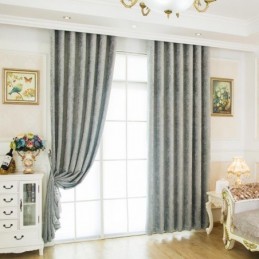 Pohjoismainen Abstrakti Tyyli -Verho Mittatilaustyönä, Verho Sokkelo, Jarquard-Kuvio, Olohuoneen Bice Chenille -Pimennyskangas