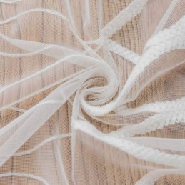 Moderni Yksinkertainen Läpikuultava Verho Mittatilaustyönä Verhogeometria Jacquard-Olohuoneen Kangas