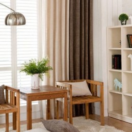 Eurooppalainen Pastoraalityylinen Verho Mittatilaustyönä Tehty Verho Yksivärinen Paksuuntuvat Ompeluverhot