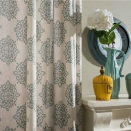 Japanilainen Yksinkertainen Verho Mittatilaustyönä Tehty Verho Eurooppalainen Kukkakuvioinen Pehmeä Monipuolinen Kangas