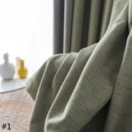 Moderni Yksinkertainen Verho Mittatilaustyönä Tehty Verho, Yksivärinen Vedenpitävä Olohuoneen Ja Toimiston Pimennyskangas